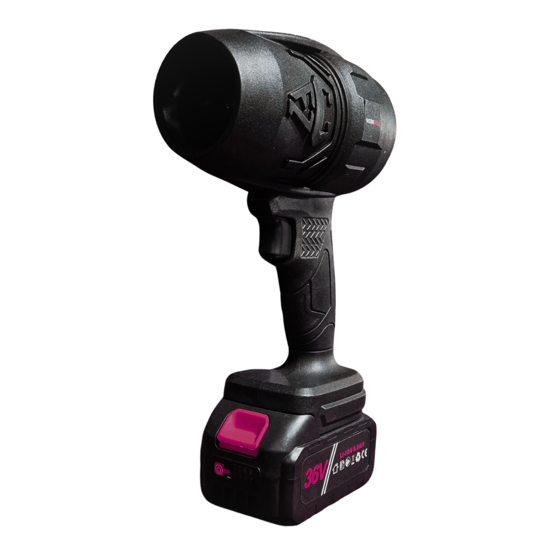 Универсален Мощен Пистолет - Духалка 36V с две батерии за Листа, Кола, Барбекю и др.